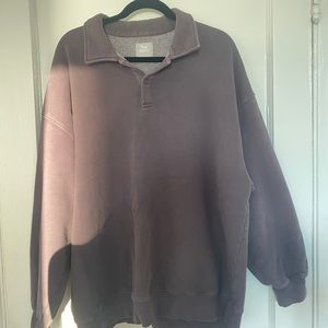 Aritzia TNA Collared Sweatshirt
